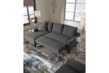 Jarreau Gray Sofa Chaise Sleeper