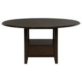 Twyla Dark Cocoa 7-Piece Round Wood Dining Room Set