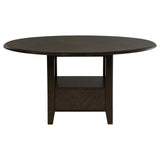 Twyla Dark Cocoa 7-Piece Round Wood Dining Room Set