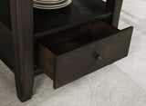 Twyla Dark Cocoa 7-Piece Round Wood Dining Room Set