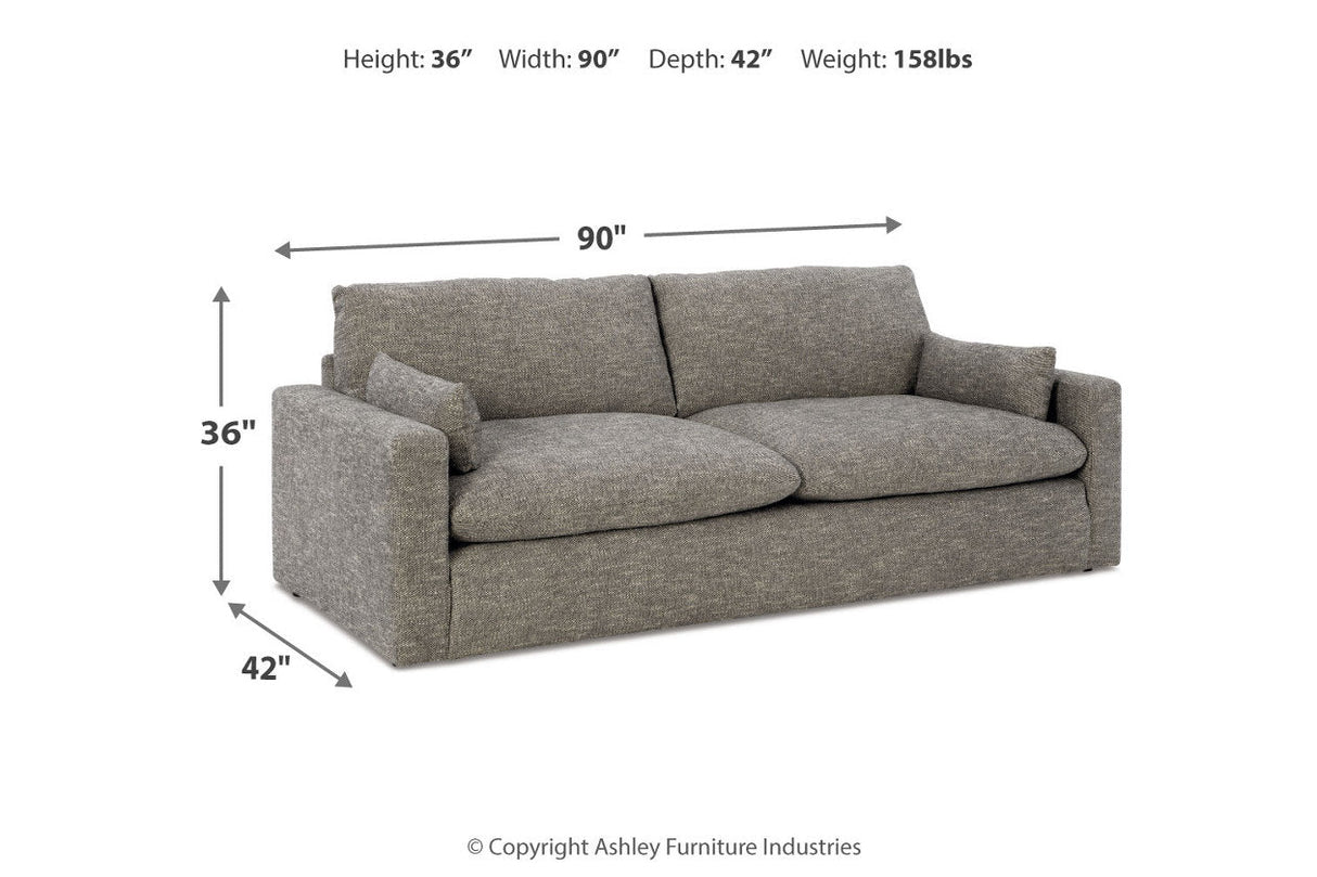 Dramatic Granite Sofa, Loveseat, Oversized Chair and Ottoman