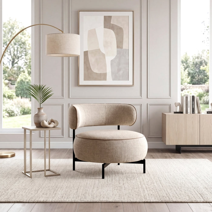 Encircle Brown Swivel Chair by Homelegance at Eve Furniture