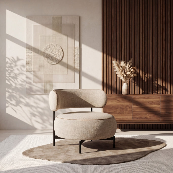 Encircle Brown Swivel Chair by Homelegance at Eve Furniture