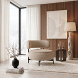 Encircle Brown Swivel Chair by Homelegance at Eve Furniture