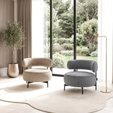Encircle Brown Swivel Chair by Homelegance at Eve Furniture