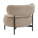 Encircle Brown Swivel Chair by Homelegance at Eve Furniture
