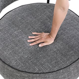 Encircle Grey Swivel Chair by Homelegance at Eve Furniture