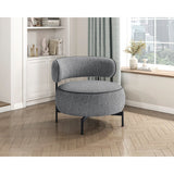 Encircle Grey Swivel Chair by Homelegance at Eve Furniture