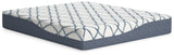 12 Inch Chime Elite 2.0 White/Blue California King Mattress