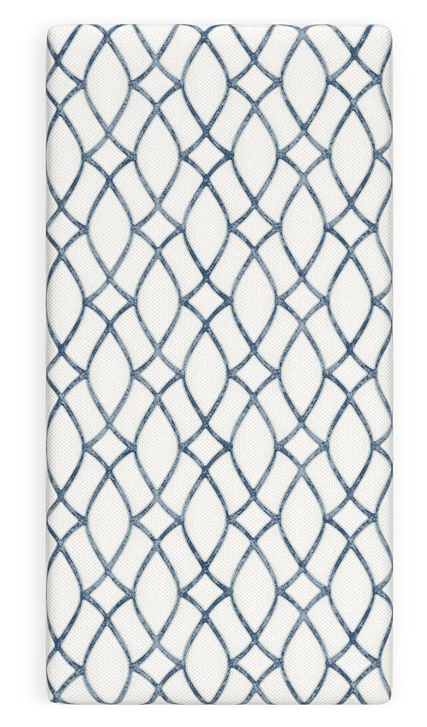 12 Inch Chime Elite 2.0 White/Blue Twin Mattress by Ashley at Eve Furniture