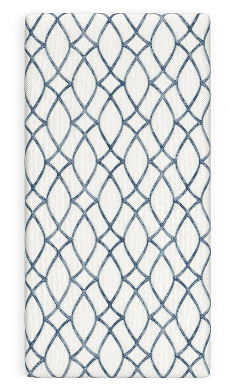 12 Inch Chime Elite 2.0 White/Blue Twin Mattress by Ashley at Eve Furniture