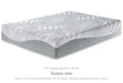 12 Inch Memory Foam White King Mattress by Ashley at Eve Furniture