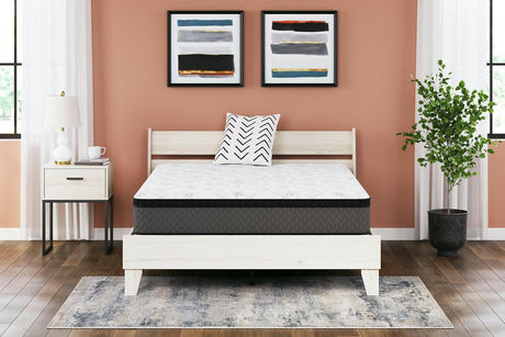 12 Inch Pocketed Hybrid White Queen Mattress by Ashley at Eve Furniture
