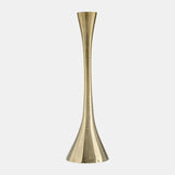 12" Metal, Taper Candle Holder, Brass