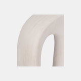 12" Tall Rough Open Cut-out Object, White