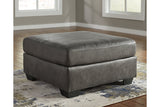 Bladen Slate Oversized Accent Ottoman