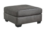 Bladen Slate Oversized Accent Ottoman