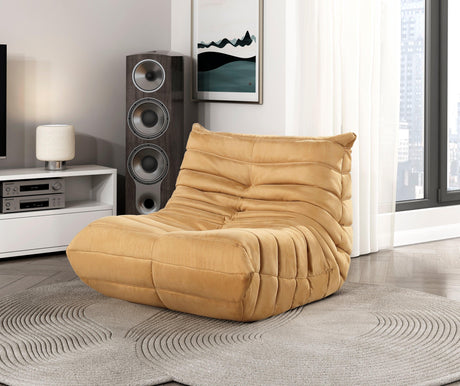 1203 Togo Yellow Accent Chair by Homelegance at Eve Furniture