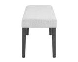 Camelia Dove Gray Dining Bench