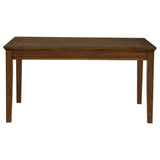 Atwood Warm Brown 5-Piece Rectangular Wood Dining Room Set