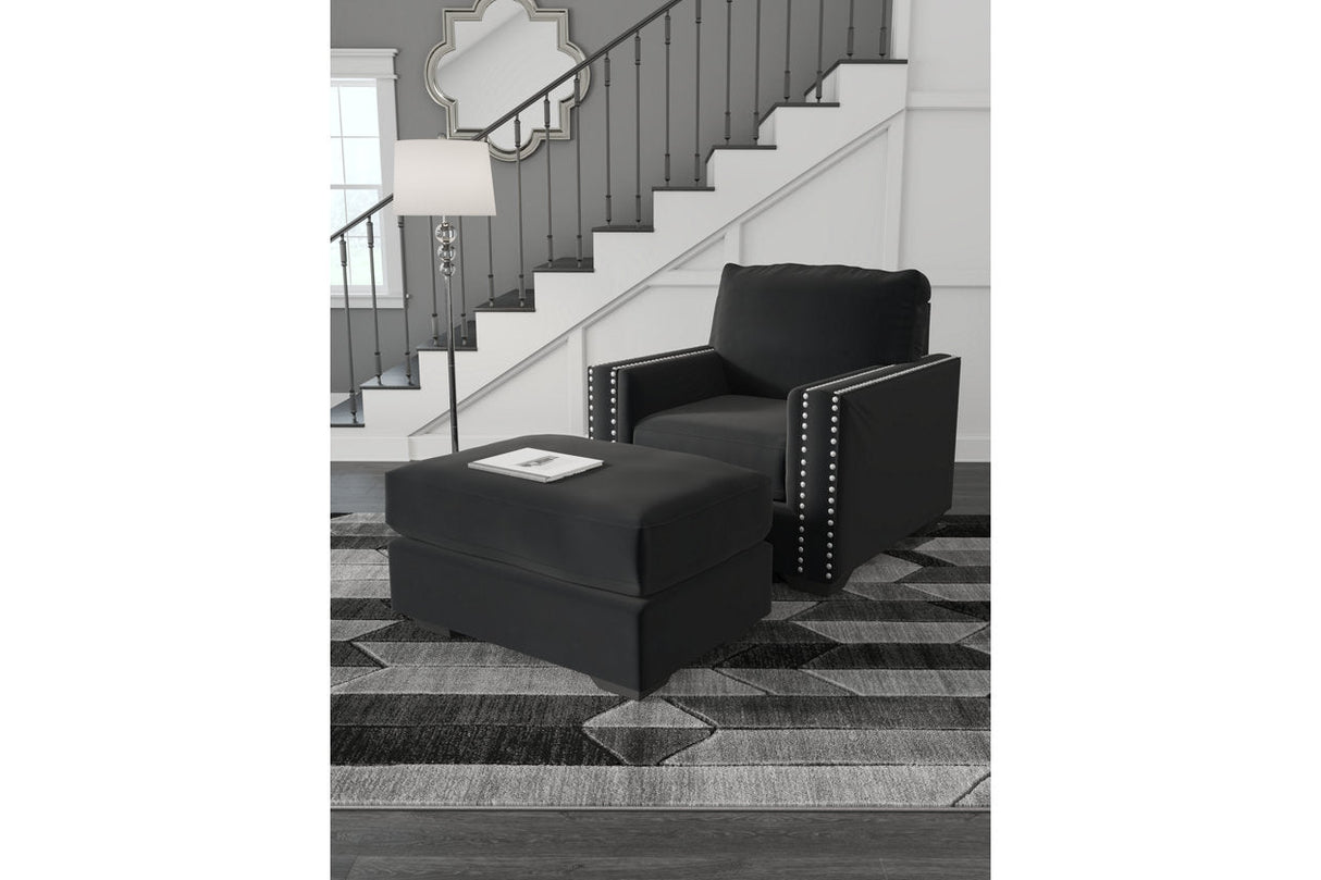 Gleston Onyx Chair and Ottoman