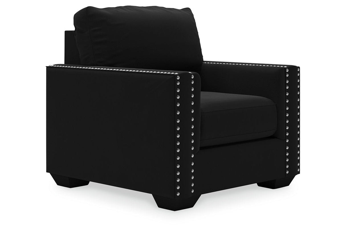 Gleston Onyx Loveseat, Chair and Ottoman