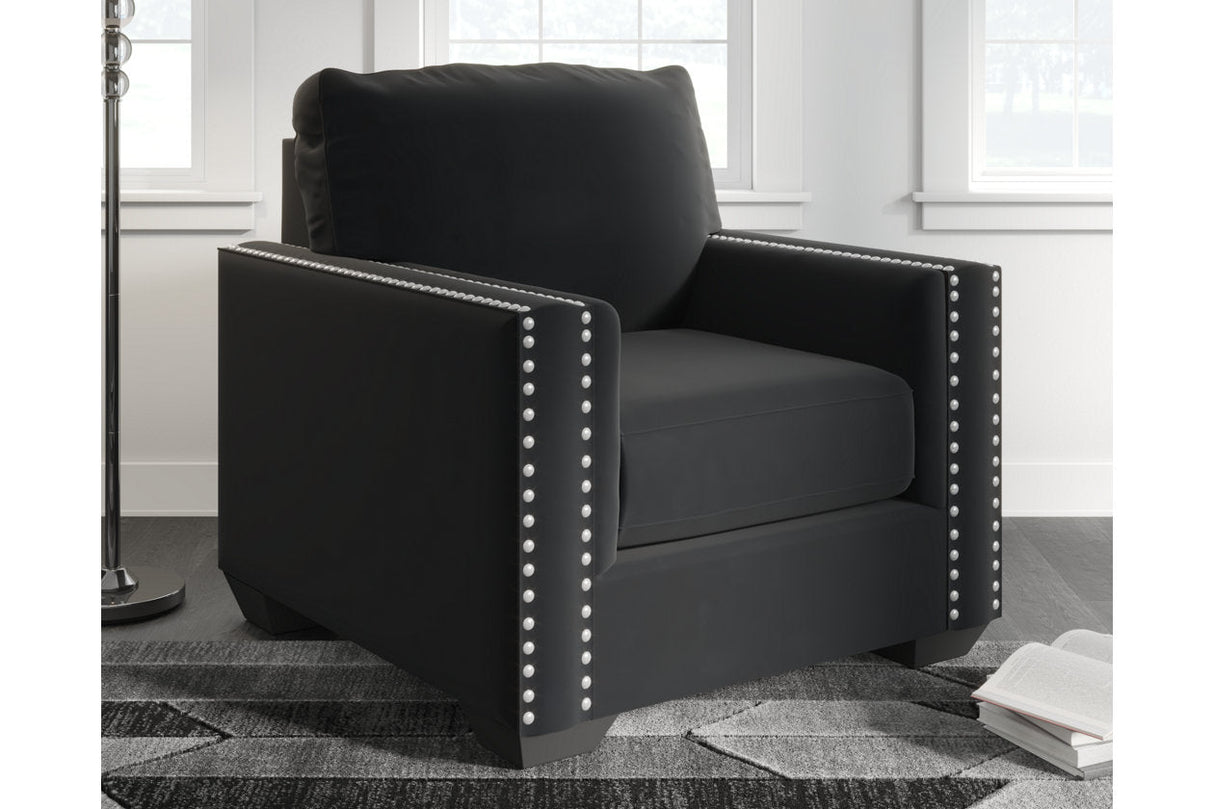 Gleston Onyx Loveseat and Chair