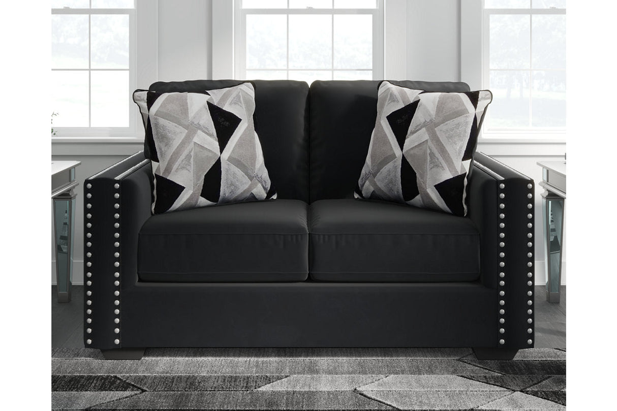 Gleston Onyx Loveseat and Chair