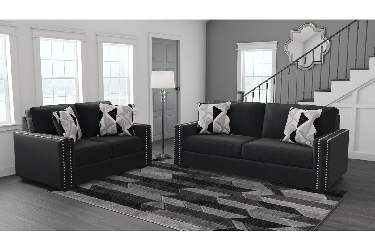 Gleston Onyx Sofa and Loveseat