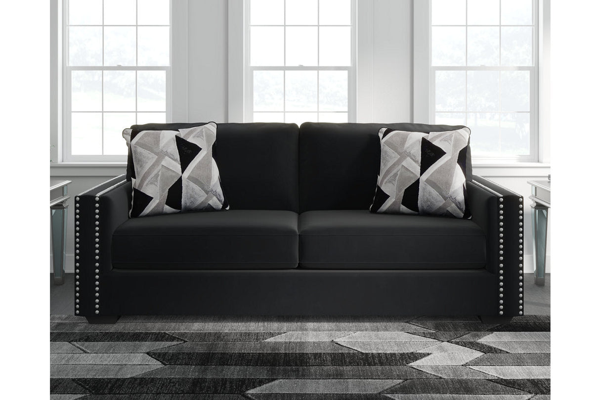 Gleston Onyx Sofa and Loveseat with Ottoman