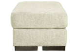 Caretti Parchment Ottoman