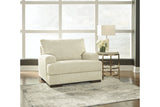 Caretti Parchment Sofa, Chair and Ottoman