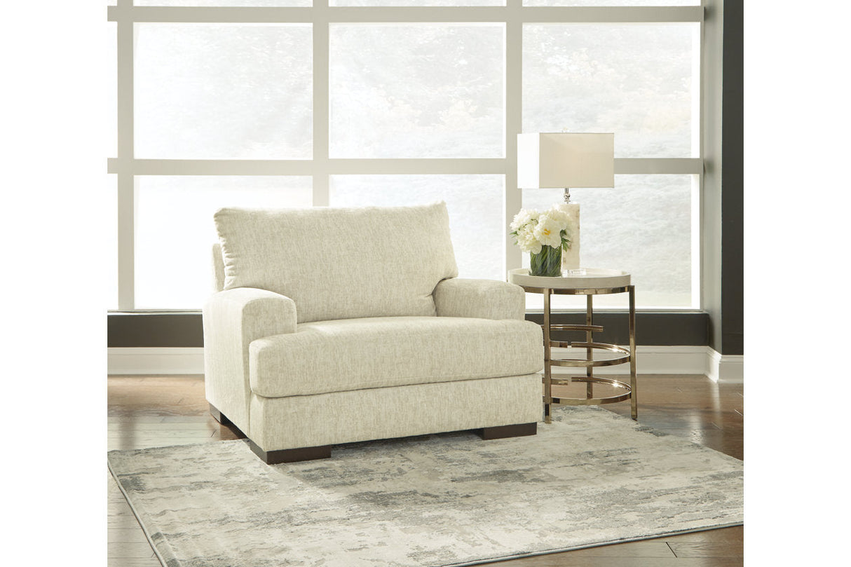 Caretti Parchment Oversized Chair