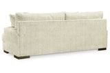 Caretti Parchment Sofa, Loveseat, Oversized Chair and Ottoman