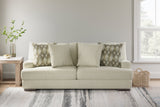 Caretti Parchment Sofa, Chair and Ottoman