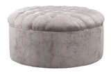 Carnaby Dove Oversized Accent Ottoman