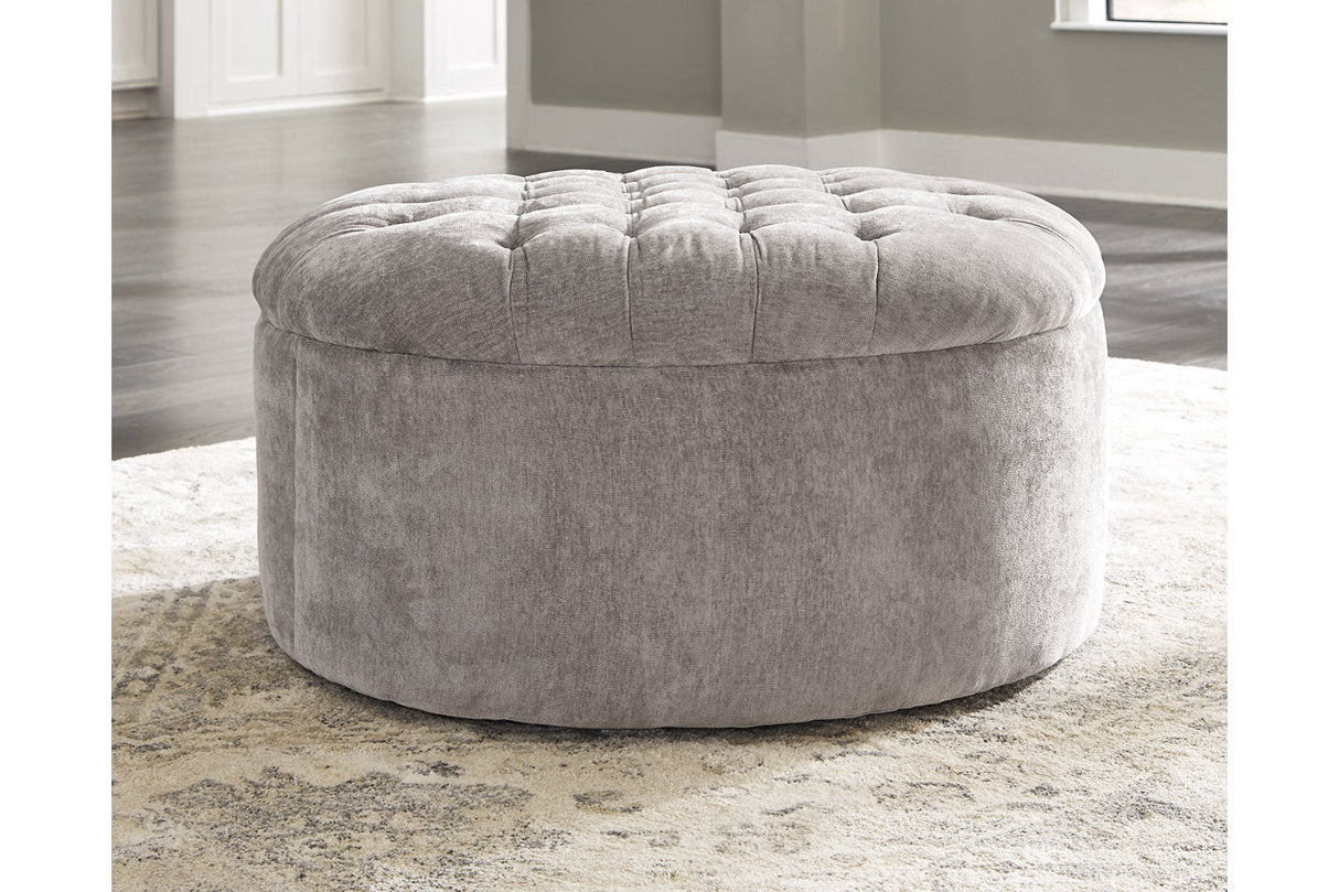 Carnaby Dove Oversized Accent Ottoman