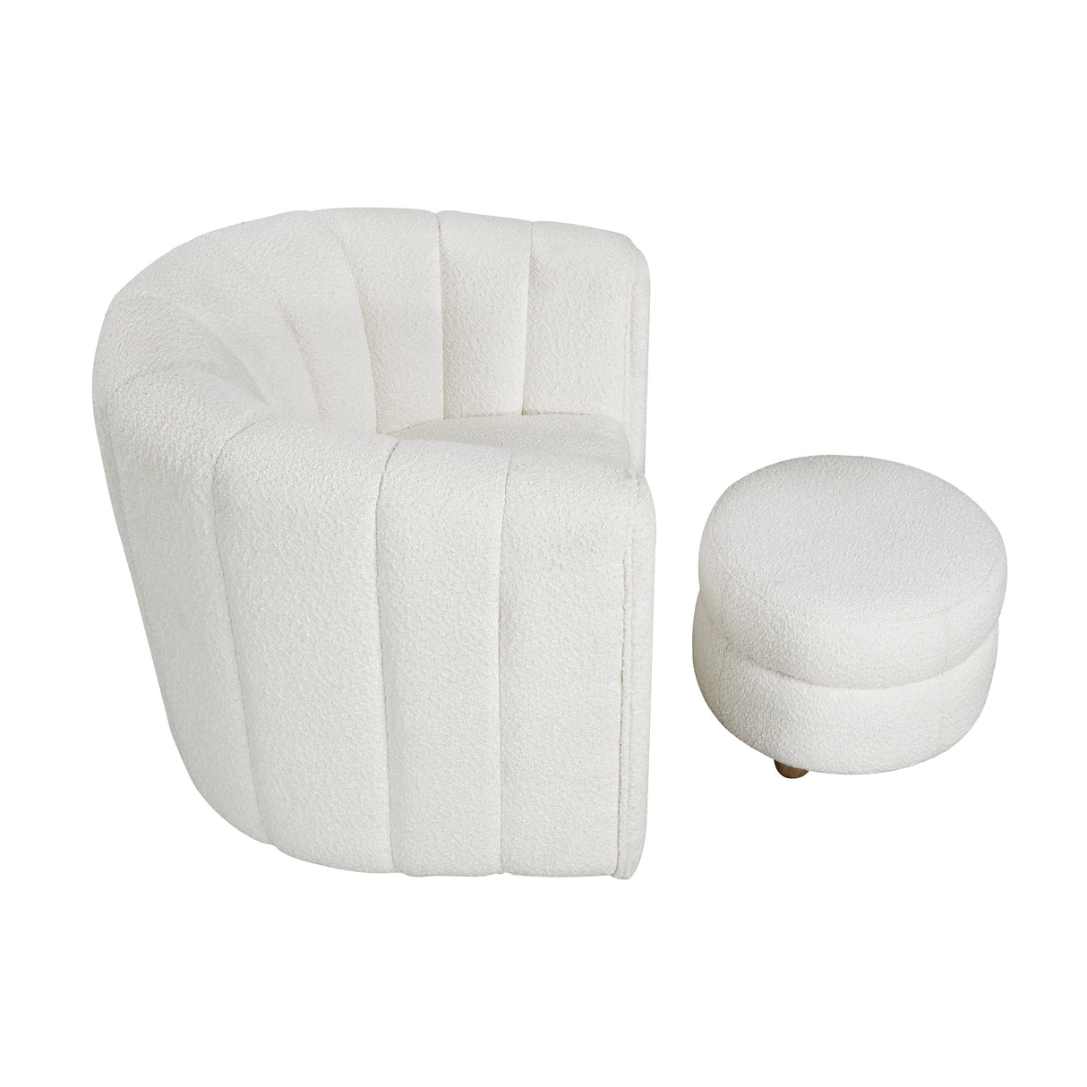 Aria Beige Accent Chair