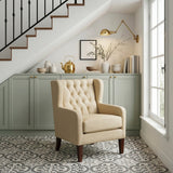 Aria Beige Accent Chair