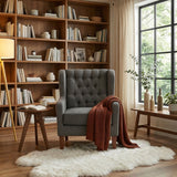 Aria Dark Gray Accent Chair