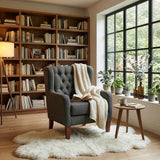Aria Dark Gray Accent Chair