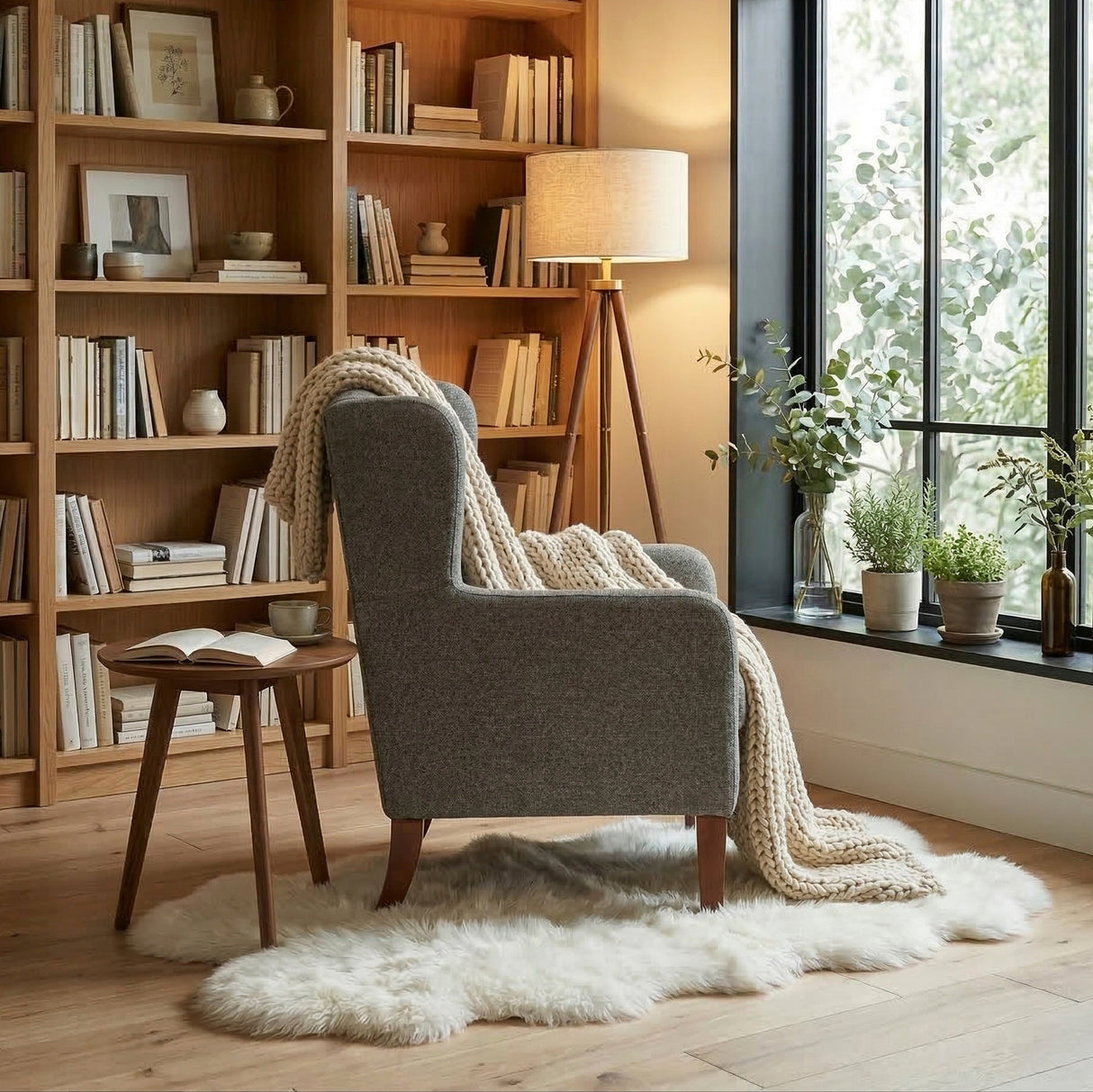 Aria Dark Gray Accent Chair