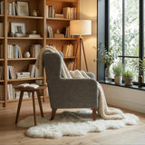 Aria Dark Gray Accent Chair