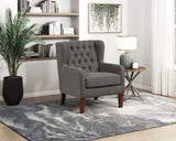 Aria Dark Gray Accent Chair