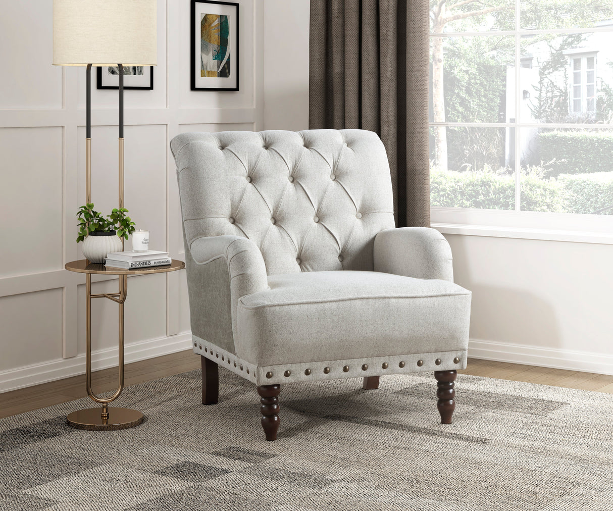 Boulevard Dark Brown Swivel Chair
