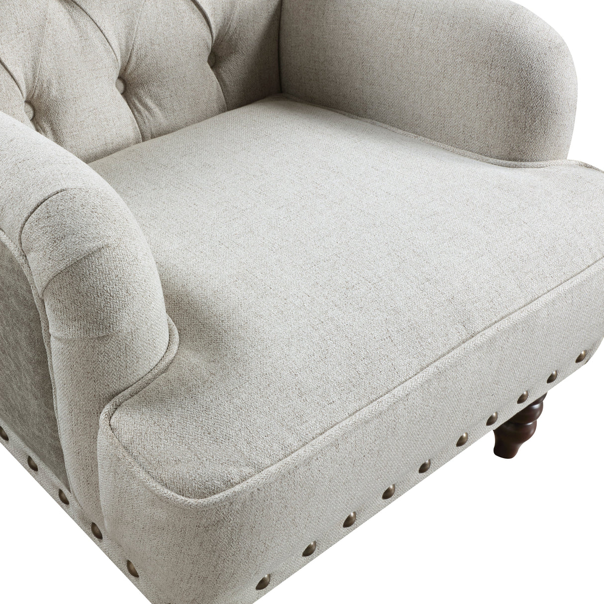 Boulevard Dark Brown Swivel Chair