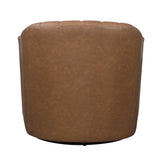 Boulevard Dark Brown Swivel Chair