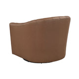 Boulevard Dark Brown Swivel Chair