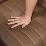Boulevard Dark Brown Swivel Chair