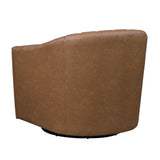 Boulevard Dark Brown Swivel Chair